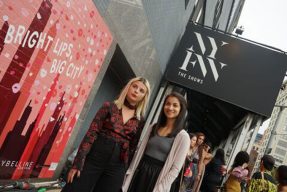 Students at New York Fashion Week