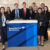 Students at the Bank of America building